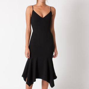Black Halo Malik Handkerchief Hem Dress 2